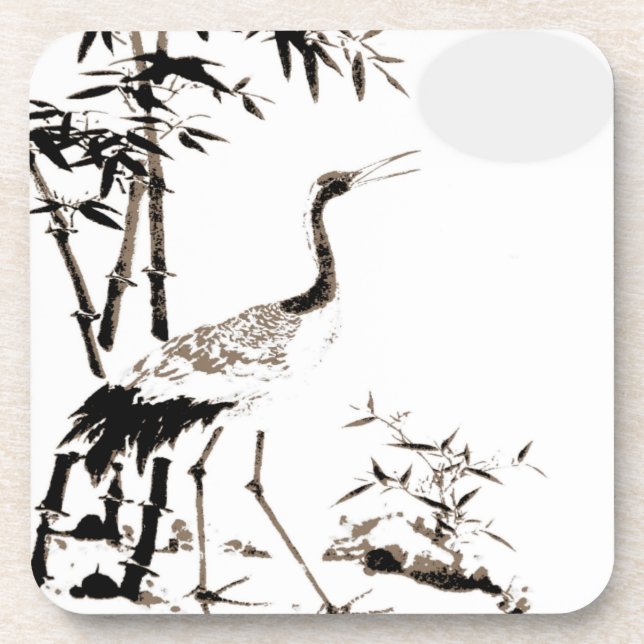 Posavasos Crane Cork Coaster (Frente)