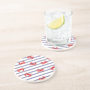 Posavasos Cráneo Rojo de Sandstone Coaster