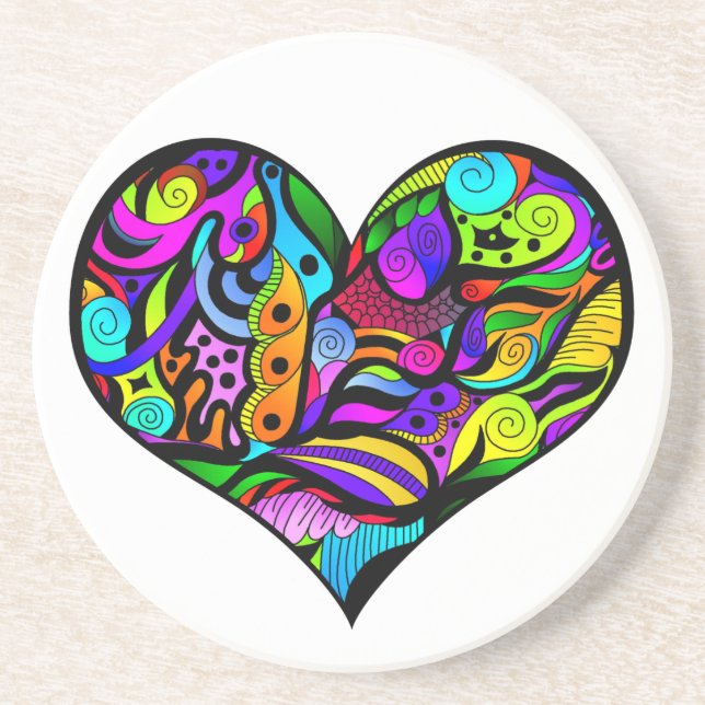 Posavasos Crazy Heart Coaster (Frente)