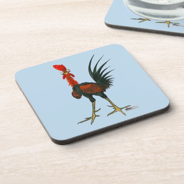 Posavasos Crazy Rooster (Lado Izquierdo)