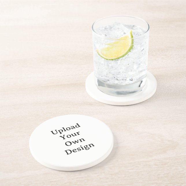 Posavasos Crea Tu Propia Arenisca Personalizada Simple (Lado)