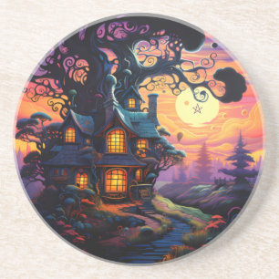 Posavasos Crea Tu Propia Casa de Bruja Espeluznante en el At