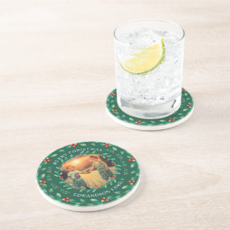Posavasos Crea tu propia foto de Feliz Navidad navidad