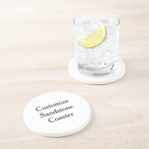 Posavasos crea tu propia piedra arenisca simple personalizad