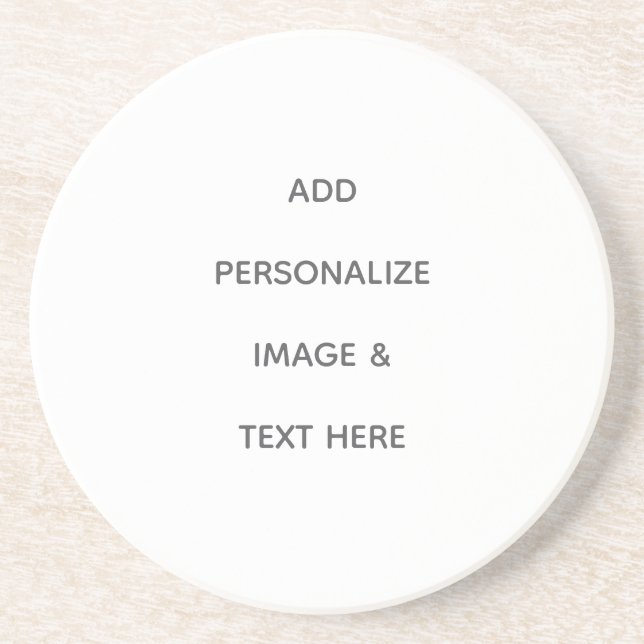 Posavasos Crea tu propio blanco  (Frente)