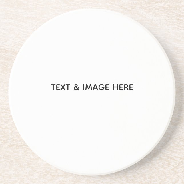Posavasos Crea tu propio blanco (Frente)