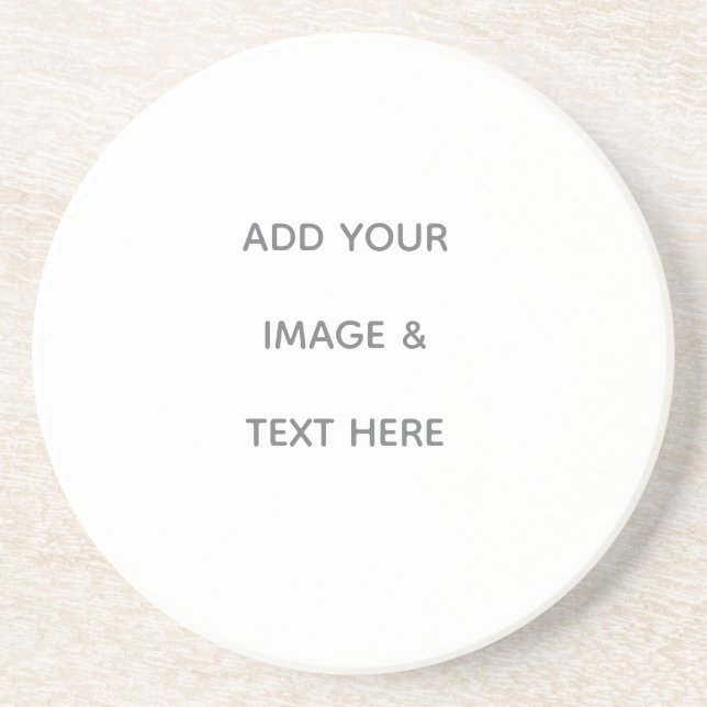 Posavasos Crea tu propio blanco (Frente)