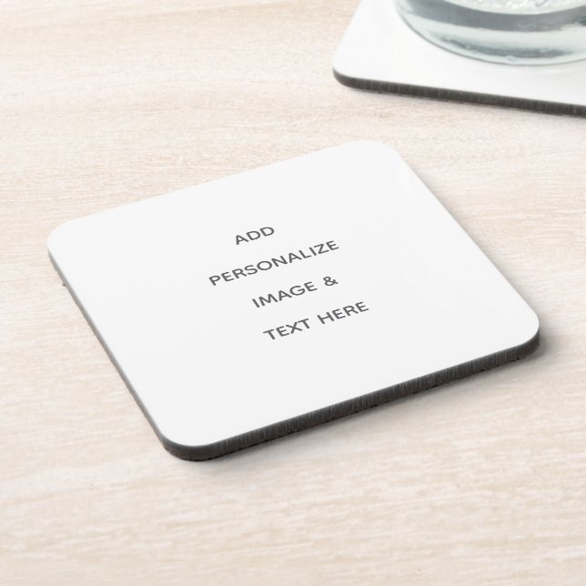 Posavasos Crea tu propio blanco  (Lado Izquierdo)