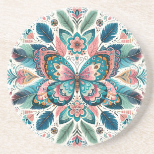Posavasos Crea tu propio Mandala Bohemio Totémico de Maripos