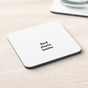 Posavasos Crea tu propio plástico duro personalizado de 3.8"