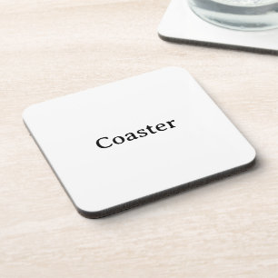 Posavasos Crea tu propio plástico duro personalizado simple