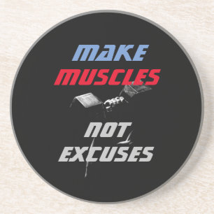 Posavasos Crear músculos Construcción de cuerpos Fitness Mot