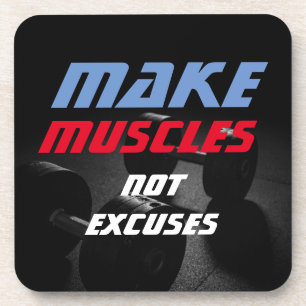 Posavasos Crear músculos Construcción de cuerpos Fitness Mot