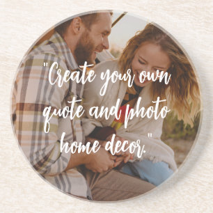 Posavasos Crear su propia cita Personalizado en imagen
