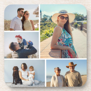Posavasos Crear su propio Collage de fotos de 5