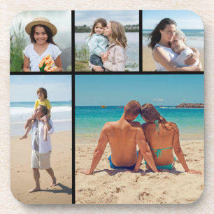 Posavasos Crear su propio Collage de fotos de 5