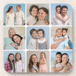 Posavasos Crear su propio Collage de fotos de esquinas redon