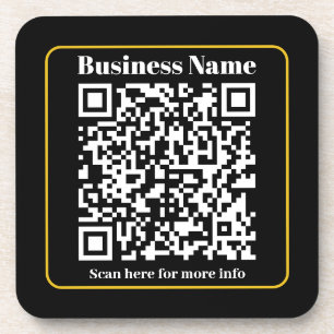 Posavasos Crear un código QR empresarial escaneable al insta