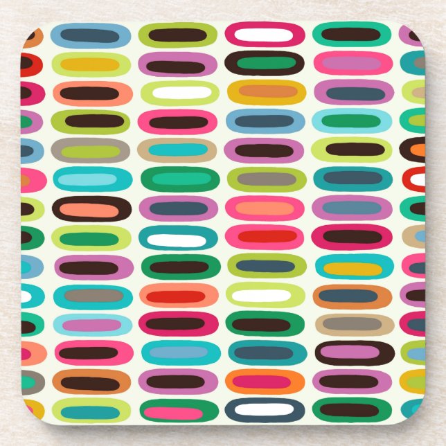 Posavasos Crema lozenge de Nueva York (Frente)