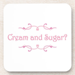Posavasos ¿Crema y azúcar?