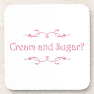 Posavasos ¿Crema y azúcar?
