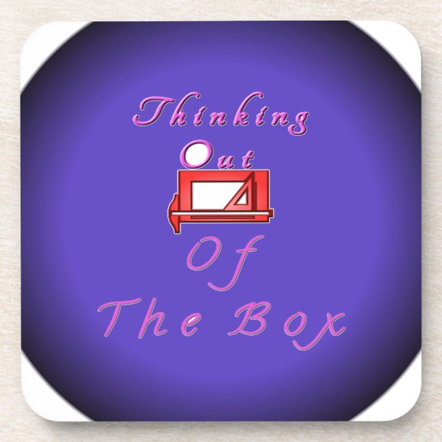 Posavasos Creo que fuera de la caja. (Frente)