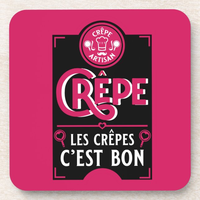 Posavasos Crepes franceses (Frente)