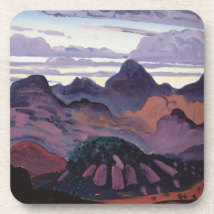 Posavasos Crepúsculo profundo, los Pirineos, c.1912-13