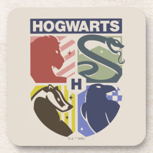 Posavasos Crestón estampado vintage de HOGWARTS™