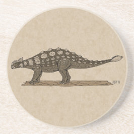 Posavasos Cretácico Dinosaurio Ankylosauro