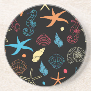 Posavasos criaturas marinas