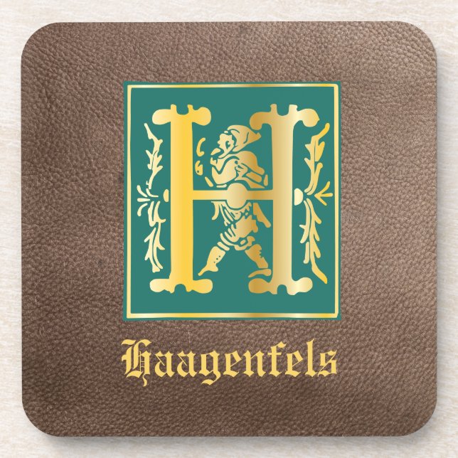 Posavasos Criaturas míticas del siglo XVI Capital decorativa (Frente)