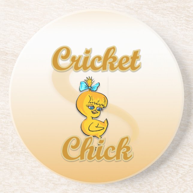 Posavasos Cricket Chick (Frente)