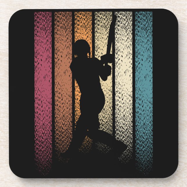 Posavasos Cricket retro vintage (Frente)