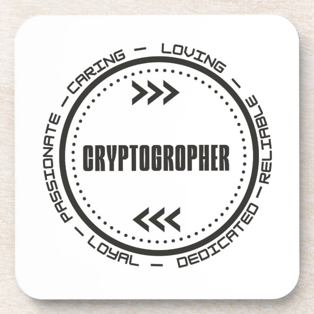 Posavasos Criptógrafo asombroso (Frente)