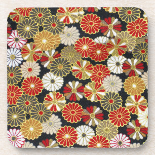 Posavasos Crisantemos dorados caídos