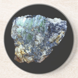 Posavasos Cristal de Vivianita Verde Mineral de Energía Terr