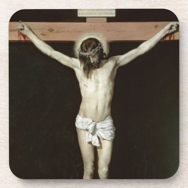 Posavasos Cristo en la cruz, c.1630 (Frente)