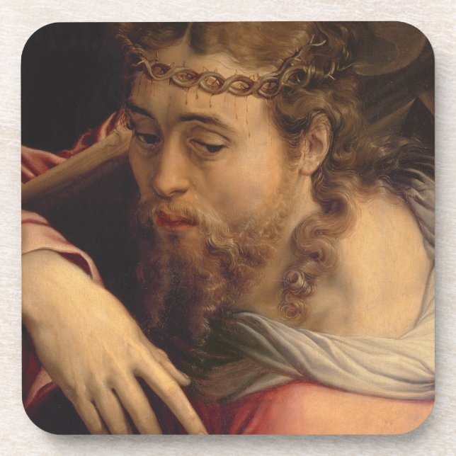 Posavasos Cristo que lleva la cruz, 1540-45 (aceite en el (Frente)