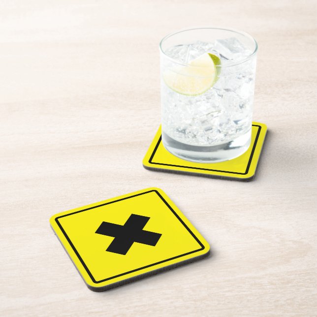 Posavasos Crossroad Hard Plastic Coaster (Lado Derecho)