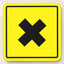 Crossroad Hard Plastic Coaster