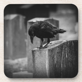 Posavasos Crow en el cementerio caído