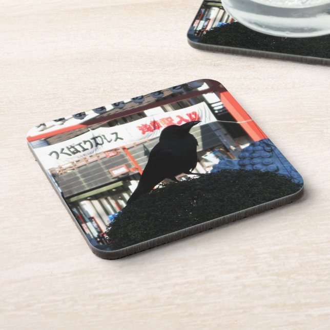 Posavasos Crow japonés (Lado Izquierdo)