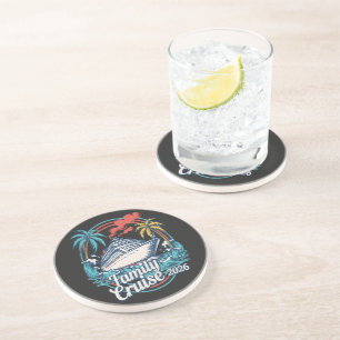 Posavasos Crucero Familiar Verano 2026 Vacaciones de Verano