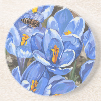 Posavasos Cruces azules y una abeja