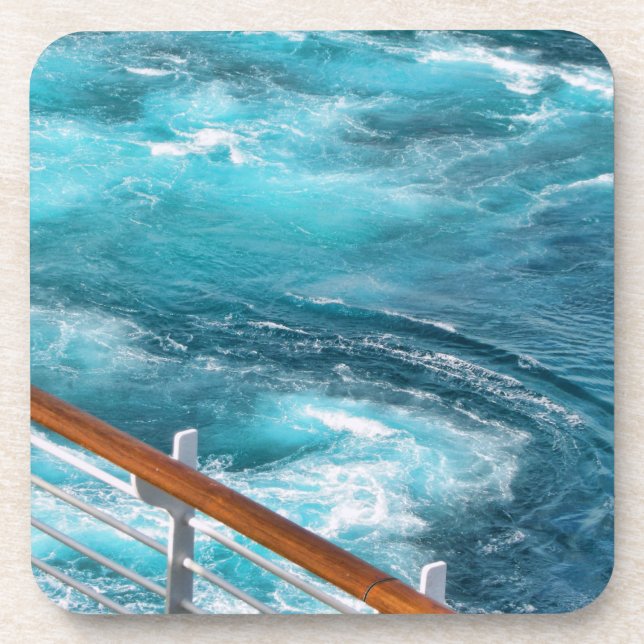 Posavasos Cruise Bahamas - Wake turquesa (Frente)