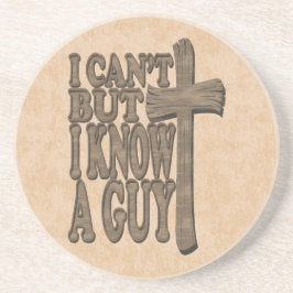 Posavasos Cruz de Madera de Cristo 3d Diseño Cristiano