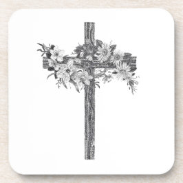 Posavasos Cruz Floral