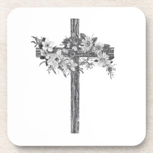 Posavasos Cruz Floral