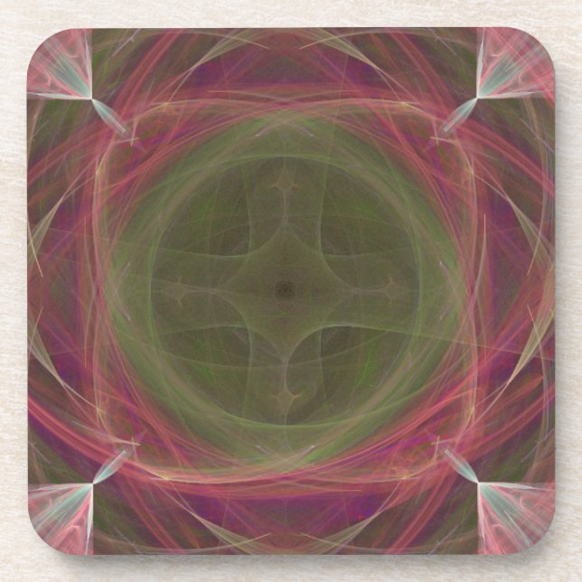 Posavasos Cruz geométrica (Frente)